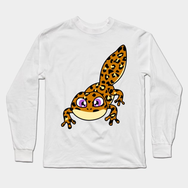 Leopard Gecko Long Sleeve T-Shirt by CoreyUnlimited